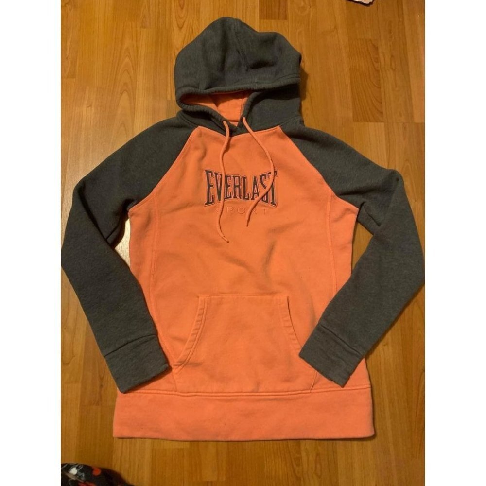 Everlasting Sport Pullover Hoodie Size Small Juniors Pink/ Gray